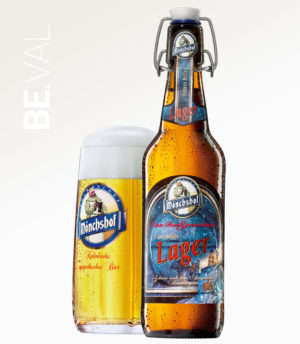 Moenchshof beer Lager bottle 50 beval